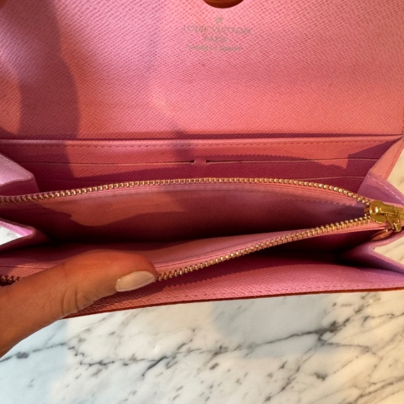 Louis Vuitton White Monogram Multicolored Sarah Wallet, Limited Edition! - Picture 7 of 11